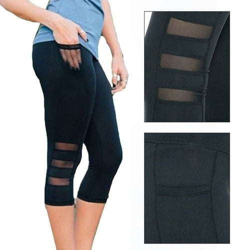 Black Capri Pant Sport Legging