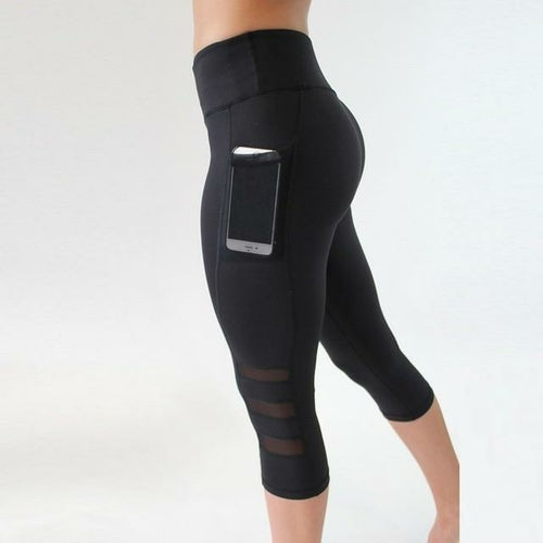 Black Capri Pant Sport Legging