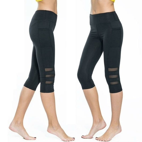Black Capri Pant Sport Legging