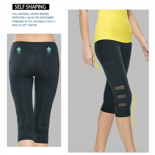 Black Capri Pant Sport Legging