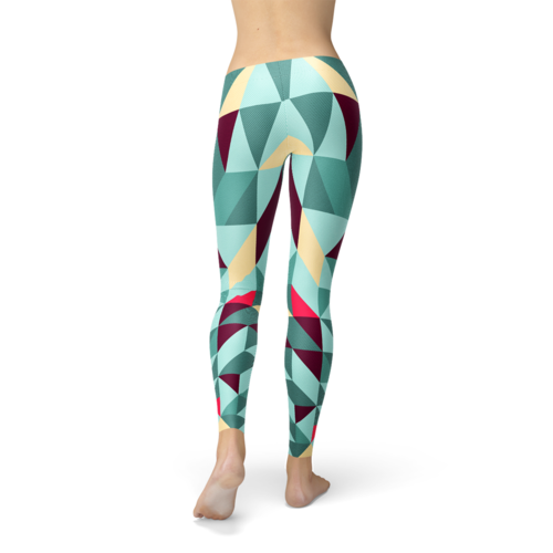 Geometric Triangles Leggings
