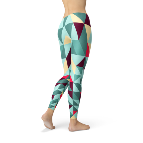 Geometric Triangles Leggings