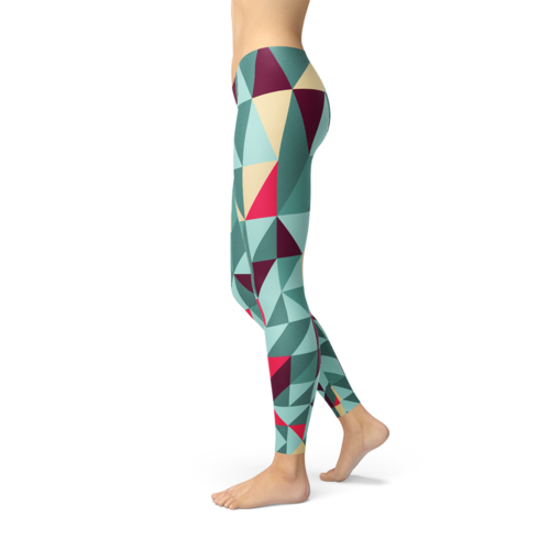 Geometric Triangles Leggings