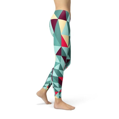 Geometric Triangles Leggings