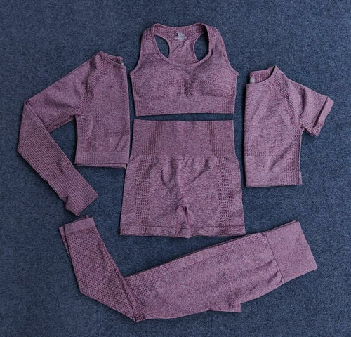 5PCS Seamless Yoga Set