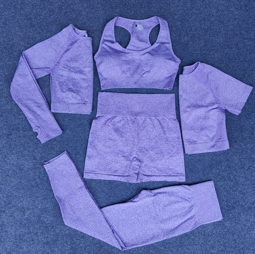 5PCS Seamless Yoga Set