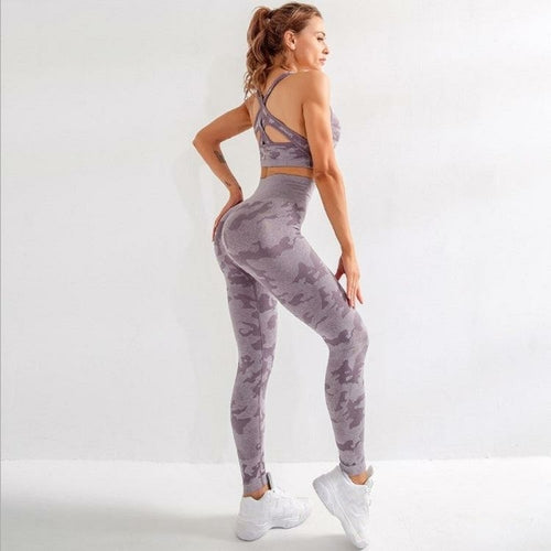 3pcs Camo Yoga Set